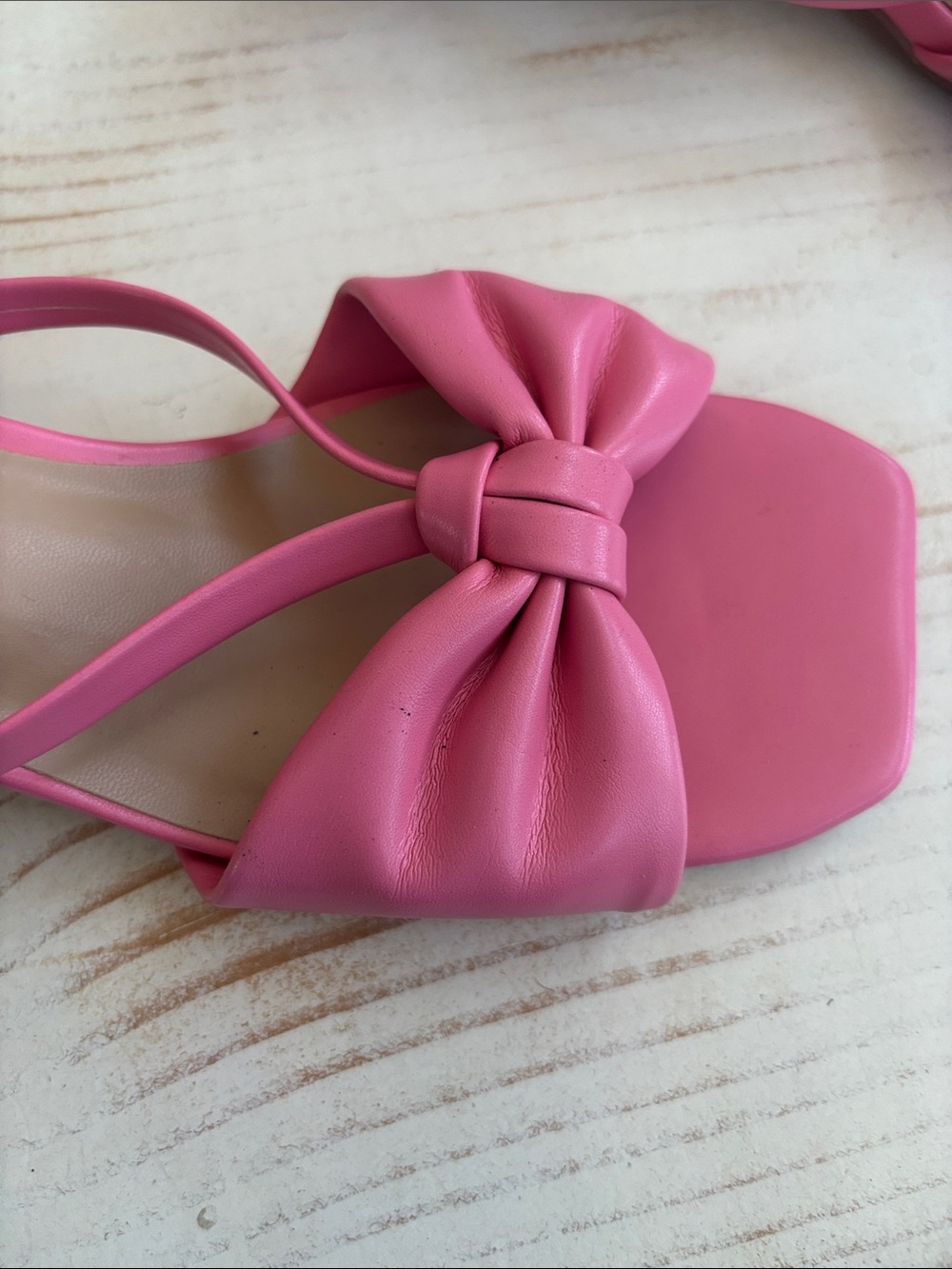 Journee Collection Pink Knot-Front Low Heel Mules - Picture 2 of 4